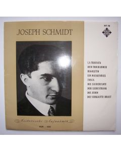Joseph Schmidt • Historische Aufnahmen 1929-1931 LP