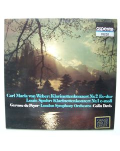Carl Maria von Weber (1786-1826) - Klarinettenkonzert Nr. 2 Es-Dur LP - Gervase de Peyer