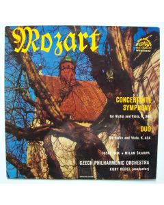 Mozart (1756-1791) • Concertante Symphony LP • Josef Suk, Milan Skampa