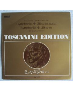 Mozart (1756-1791) • Symphonie Nr. 35 & 39 LP • Arturo Toscanini
