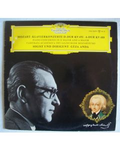 Géza Anda: Mozart (1756-1791) • Klavierkonzerte D-Dur & A-Dur LP