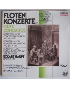 Carl Philipp Emanuel Bach (1714-1788) • Flute Concertos Vol. 4 LP
