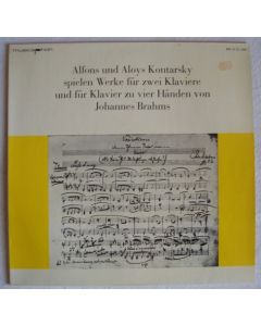 Alfons und Aloys Kontarsky • Werke für zwei Klaviere von Johannes Brahms LP