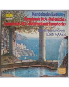 Felix Mendelssohn-Bartholdy • Symphonie Nr. 4 "Italienische" LP • Lorin Maazel