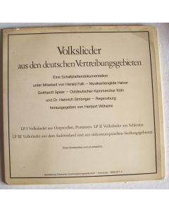 Volkslieder aus Gebieten, aus denen Deutsche vertrieben haben 3 LPs