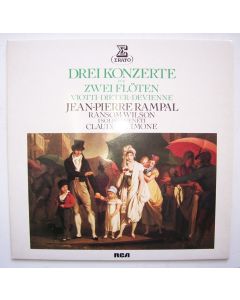 Jean-Pierre Rampal • Drei Konzerte für zwei Flöten LP