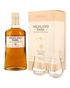 Highland Park 12 y.o. + 2 Gläser