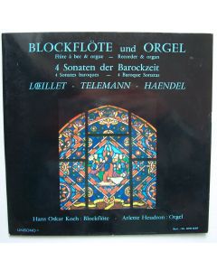 Blockflöte und Orgel / 4 Sonaten der Barockzeit LP