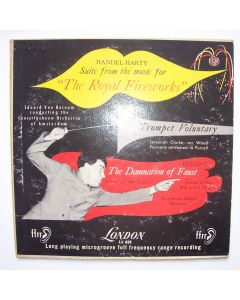 Eduard van Beinum: Händel • Suite from the Music for the Royal Fireworks 10"