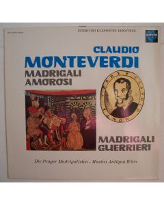 Monteverdi (1567-1643) • Madrigali Amorosi / Madrigali Guerrieri LP • René Clemencic