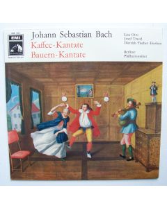 Bach (1685-1750) • Kaffee-Kantate / Bauern-Kantate LP • Dietrich Fischer-Dieskau