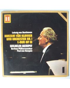 Wilhelm Kempff: Beethoven (1770-1827) • Konzert für Klavier und Orchester Nr. 1 LP