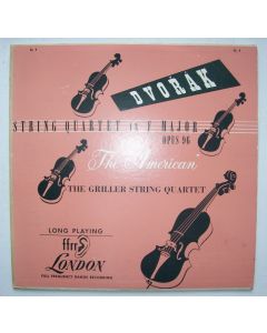 Antonin Dvorak (1841-1904) • "American" LP • Griller String Quartet