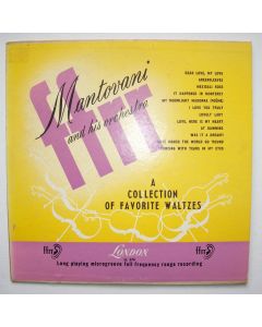 Mantovani and his Orchestra • Favorite Waltzes LP