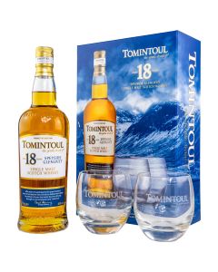 Tomintoul 18-years-old mit 2 Gläsern 