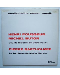 Henri Pousseur (1929-2009) & Michel Butor • Jeu de Miroirs de votre Faust LP