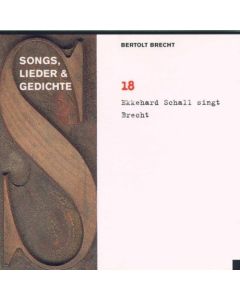 Ekkehard Schall singt Bertolt Brecht (1898-1956) CD