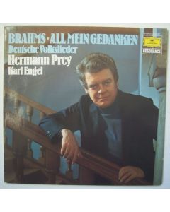 Hermann Prey: Johannes Brahms (1833-1897) • All mein Gedanken LP