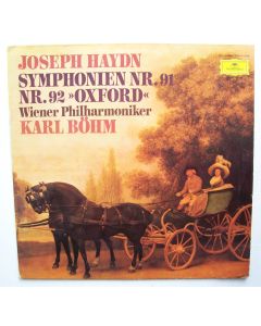 Joseph Haydn (1732-1809) • Symphonien Nr. 91, Nr. 92 Oxford LP • Karl Böhm