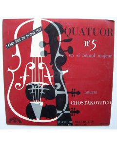 Shostakovich (1906-1975) • Quatuor No. 5 10" • Quatuor Beethoven de Mouscou