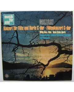 Mozart (1756-1791) • Konzert für Flöte und Harfe LP • Willy Glas, Rose Stein