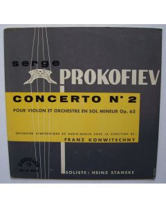 Sergei Prokofiev (1891-1953) • Concerto No. 2 pour violon 10" • Heinz Stanske