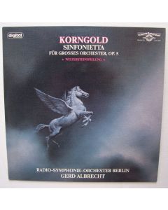 Erich Wolfgang Korngold (1897-1957) • Sinfonietta LP • Gerd Albrecht