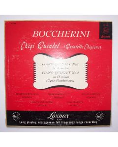 Luigi Boccherini (1743-1805) • Piano Quintets LP • Chigi Quintet