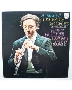 Heinz Holliger: Tommaso Albinoni (1671-1750) • Concertos for 2 Oboes LP
