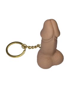 DIABLO PICANTE - PFEIFEN-SCHLÜSSELANHÄNGER IN FORM EINES PENIS IN HAUTFARBE