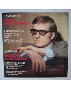 Maxim Shostakovich: Mendelssohn-Bartholdy • Symphony No. 3 "Scotch" LP