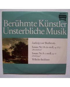 Ludwig van Beethoven (1770-1827) • Sonate Nr. 14 10" • Wilhelm Backhaus