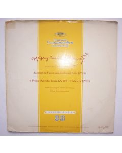 Wolfgang Amadeus Mozart (1756-1791) • Konzert für Fagott LP • Rudolf Klepac