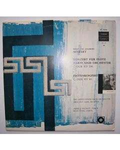 Mozart (1756-1791) • Konzert für Flöte & Harfe LP • Aurèle Nicolet, Rose Stein