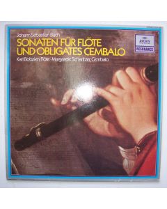 Johann Sebastian Bach (1685-1750) • Sonaten für Flöte und obligates Cembalo LP