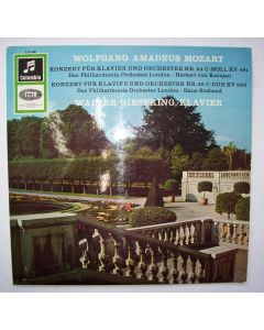 Mozart (1756-1791) • Konzert für Klavier Nr. 24 LP • Walter Gieseking