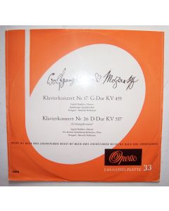 Ingrid Haebler: Wolfgang Amadeus Mozart (1756-1791) • Klavierkonzert Nr. 17 & 26 LP