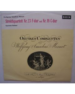 Mozart (1756-1791) • Streichquartette Nr. 23 & 19 LP • Quartetto Italiano
