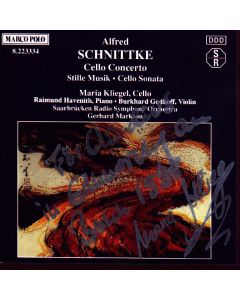 Alfred Schnittke (1934-1998) • Cello Concerto CD • Maria Kliegel Autograph