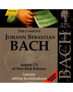 Johann Sebastian Bach (1685-1750) • Sample CD of new Bach Releases March 2000 CD