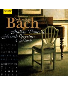 Johann Sebastian Bach (1685-1750) • Clavier-Übung Part II & III CD • Christopher Czaja Sager