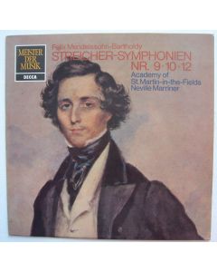 Felix Mendelssohn-Bartholdy (1809-1847) • Streicher-Symphonien Nr. 9, 10, 12 LP