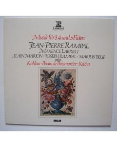 Jean-Pierre Rampal • Musik für 3, 4 und 5 Flöten LP