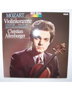 Christian Altenburger: Wolfgang Amadeus Mozart (1756-1791) - Violinkonzerte LP