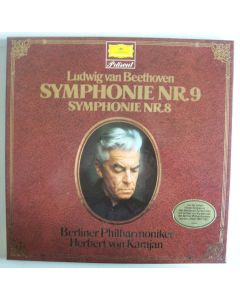 Herbert von Karajan: Beethoven (1770-1827) • Symphonie Nr. 9 & Nr. 8 2 LP-Box