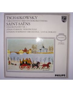Janos Starker: Tchaikovsky • Variationen & Saint-Saens • Cellokonzert LP