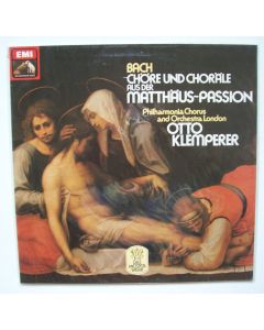 Bach (1685-1750): Chöre und Choräle aus der Matthäus-Passion LP • Otto Klemperer