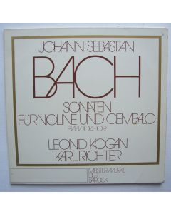 Bach (1685-1750) • Sonaten für Violine und Cembalo 2 LPs • Leonid Kogan