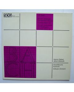 Johann Sebastian Bach (1685-1750) • Ich bin vergnügt mit meinem Glücke LP