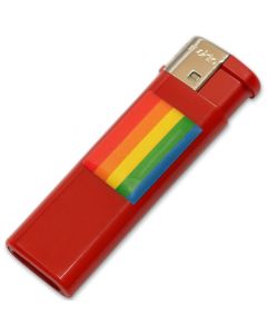 PRIDE - FEUERZEUG FARBE MIT LGBT FLAGGE